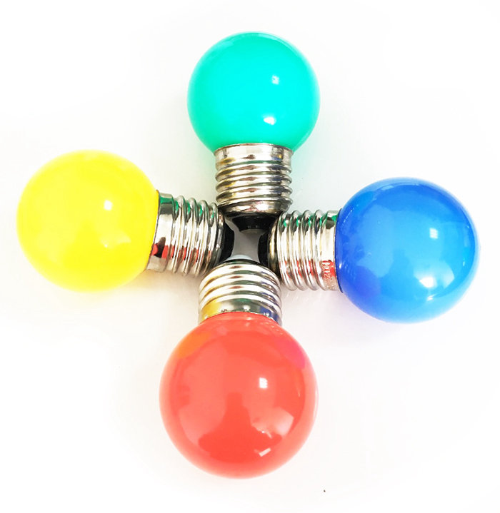 Decoration G45 clear & color incandescent bulb lamp